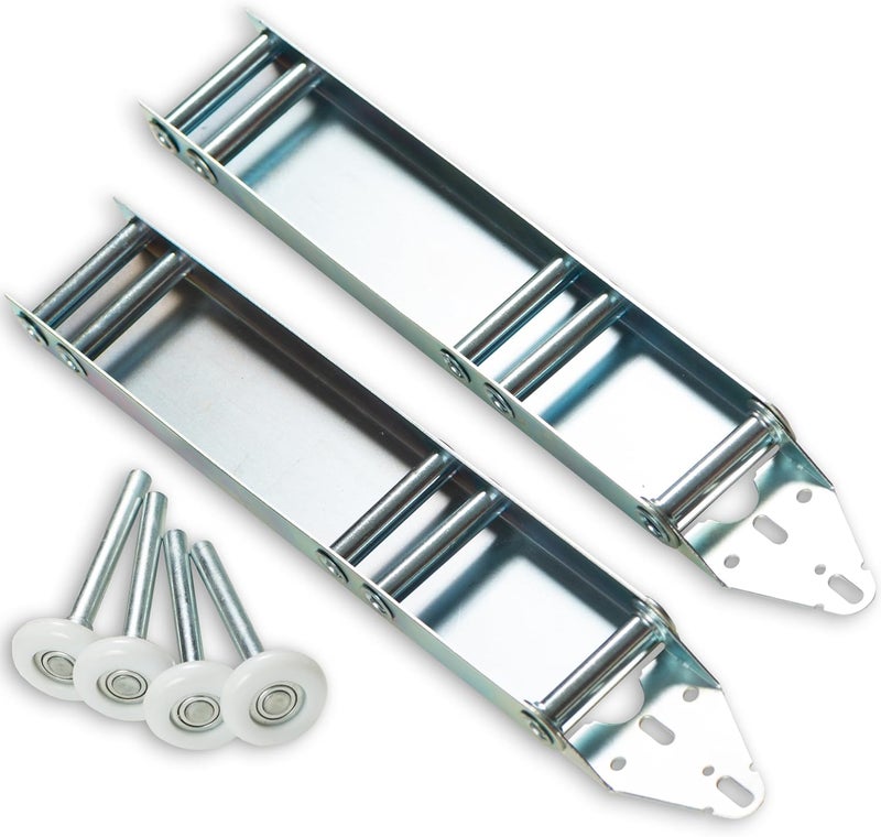Granatan Garage Door Quick Turn Top Fixture Brackets, Set of 2, Rollers Included, Garage Door Parts and Hardware - Image 1